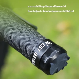 COD กระจกจักรยาน 360° กระจกปลายแฮนด์ อุปกรณ์ปลายแฮนด์กันน้ํากันฝุ่น ปรับได้ การหมุน ความละเอียดสูง