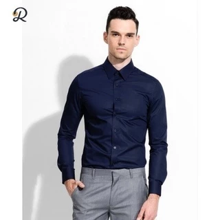 Relens เสื้อเชิ้ตแขนยาว เสื้อคอปก ผู้ชาย เชิ้ตทำงาน (6สี: อก36" - อก46"นิ้ว) ชุดนักศึกษา พร้อมส่งทุกวัน