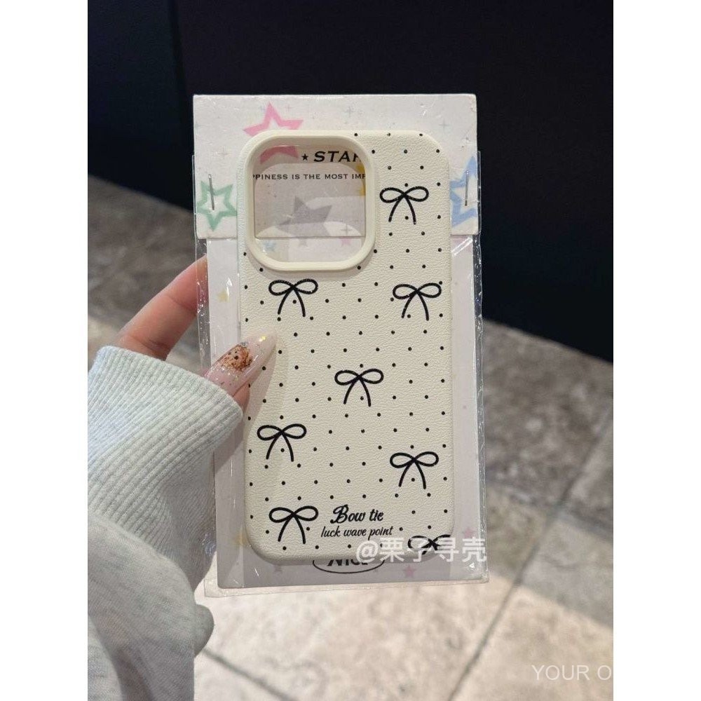 เคสโทรศัพท์ดีไซน์เนอร์หนังลายจุดญี่ปุ่นและเกาหลีสำหรับ Apple iPhone 11/12/13/14/15 PRO MAX/7plus/8PLUS/11pro/13Pro/XR/XS MAX 7 8 fun1