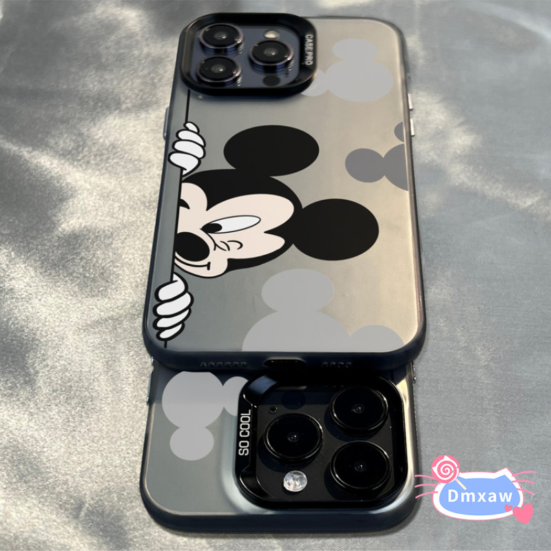ตลก Mickey เคสโทรศัพท์สําหรับ Reno 12 11 Pro 11F 8T 7 8 6 4 4G 8T 5G 9 8 7 6 5 Pro Plus 7Z 8Z 7 8 5 4 Lite 5F 4F 4Fการ์ตูนปลอกเลนส์นุ่มป้องกันน่ารัก ฝาครอบป้องกันการตก
