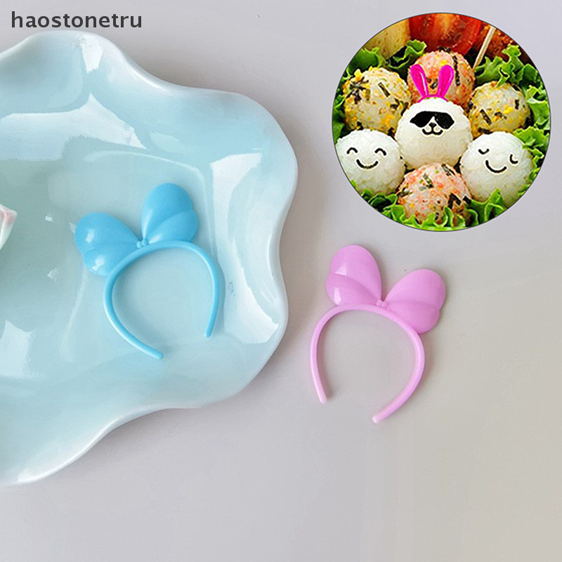 Ost 5 ชิ้น Bento ตกแต่งเครื่องมืออาหารกลางวัน Bento กล่องอาหาร Headwear บุฟเฟ่ต์แซนวิช Toppers ตกแต่งสําหรับ Bento ตกแต่ง N