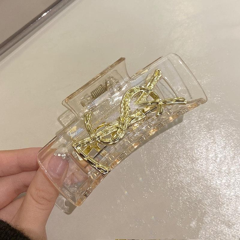 กิ๊บติดผมอะคริลิคทรงสี่เหลี่ยมสําหรับผู้หญิง 2024 กิ๊บติดผมระดับไฮเอนด์สไตล์ใหม่สําหรับด้านหลังศีรษะคลิปฉลาม - รูปที่ 6