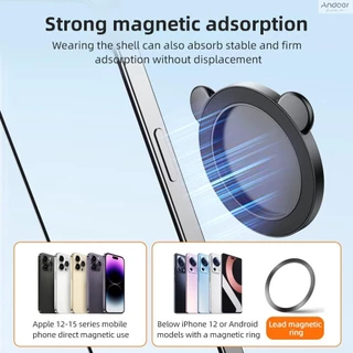 【จัดส่งด่วนในพื้นที่】Universal Magnetic Selfie Mirror สําหรับโทรศัพท์กลับกล้อง Universal โทรศัพท์ Selfie Mirror สําหรับ iephone 15/14/13/12 Android สมาร์ทโฟนวิดีโอ Selfie Vlog อุปกรณ์เสริม