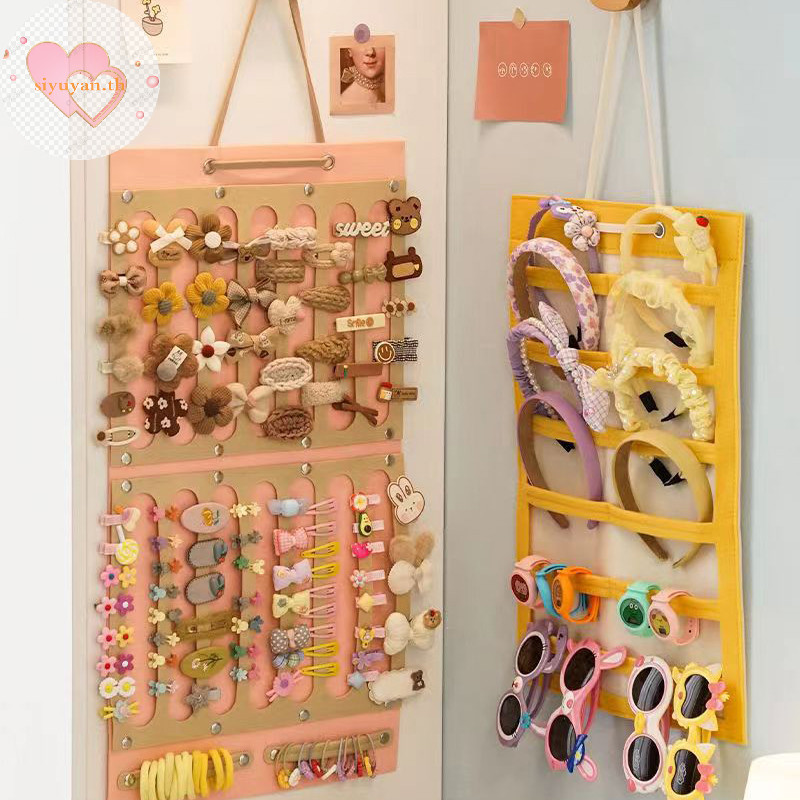 Siyuyan คลิปกรงเล็บผม Organizer ผู้ถือความจุขนาดใหญ่แขวนผนังคลิปผมเก็บ TH