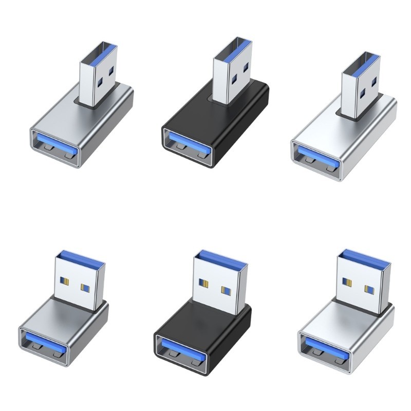 อะแดปเตอร์ USB 3.0 90 องศาซ้ายขวาลงมุม USB 3.0 อะแดปเตอร์เชื่อมต่อส่วนต่อขยายชายกับหญิงสําหรับแล็ปท็อป PC เครื่องชาร์จ USB Converter – โปรปัง