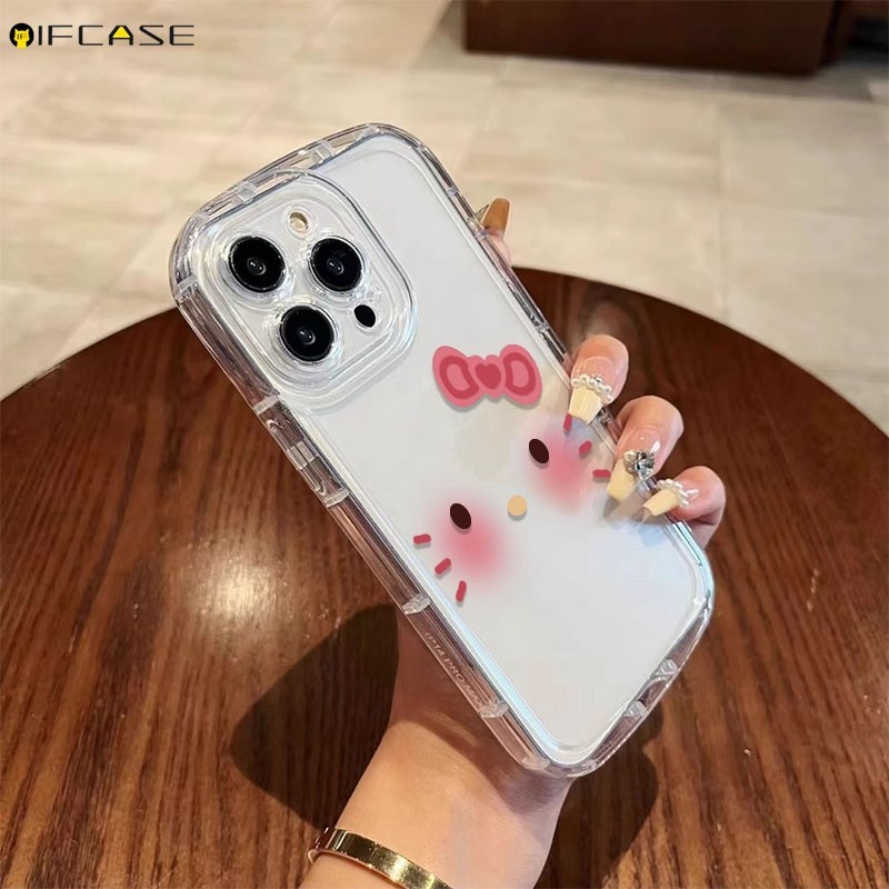 สําหรับvivo X100 X100s X90 X80 X70 X50 Pro Ultra X60 X30 X27 X23 เคสโทรศัพท์น่ารักHello Kitty HelloKittyการ์ตูนThickenถุงลมนิรภัยกันกระแทกใสนุ่มปลอกกรณีปกหลัง
