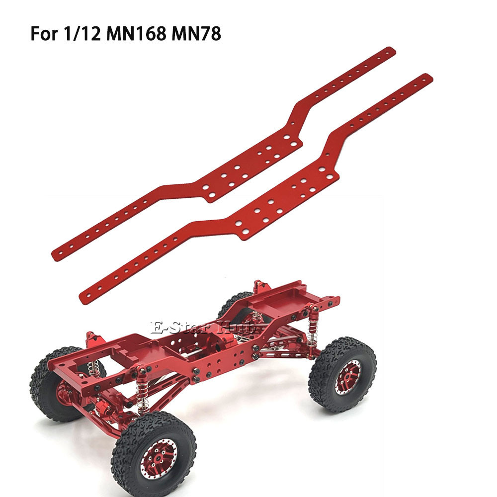 RC รถหลักคานสำหรับ1/12 MN168 MN78 Op อุปกรณ์โลหะอัพเกรดชิ้นส่วนชุด RC รุ่นตีนตะขาบรถยนต์รถบรรทุก Buggy T ruggy