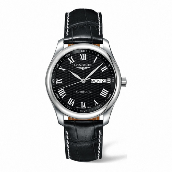 Longines Longines Longines นาฬิกาผู้ชายที่มีชื่อเสียงช่างฝีมือซีรีส์นาฬิกาปฏิทินคู่เข็มขัดนาฬิกากลไก