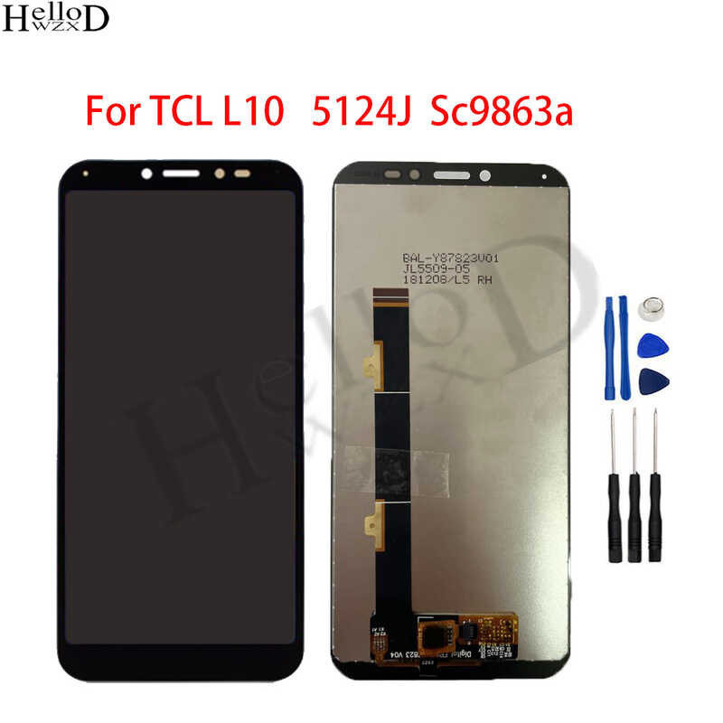 5.45'' Mobile LCD Display For TCL L10 5124J Sc9863a LCD Display Touch Screen Digitizer Panel Front