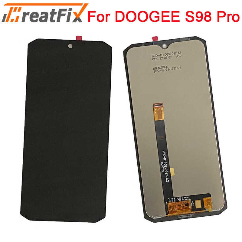 Original 6.3 Inch New Screen S98 LCD For DOOGEE S98Pro LCD Display Touch Screen Assembly Replaceme