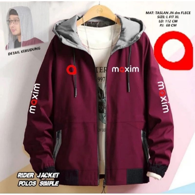 MAXIM BOMBER JACKET MAXIM DRIVER HOODIE BOMBER JACKET / WATERPROOF TASLAN JACKET / HOODIE BOMBER