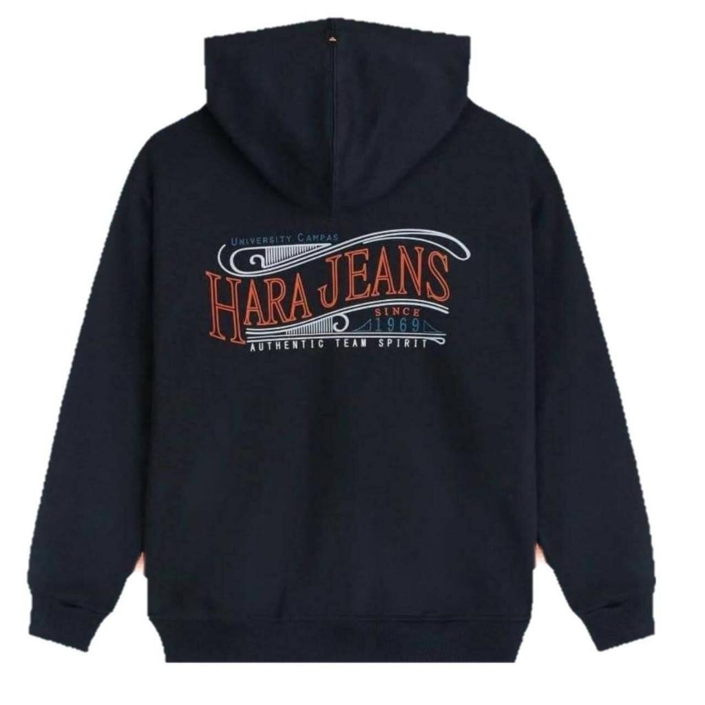 🔥ผ้าฝ้ายแท้🔥 hara เสื้อกันหนาว แขนยาว มีฮู้ด  แฟชั่น สําห คุณภาพสูง เสื้อฮู้ดแขนยาว  ผ้าพิมพ์ M-3XL
