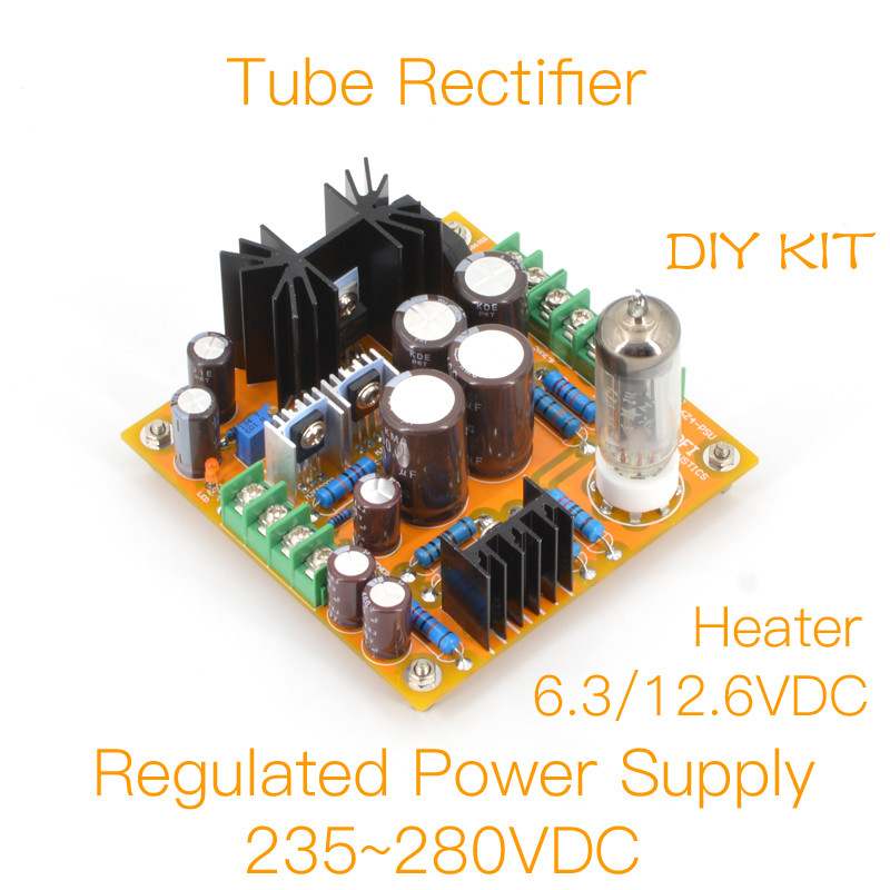 MOFI-6Z4 Tube Mosfet Regulated Power Supply DIY Kit & Finished Board(235-280VDC)