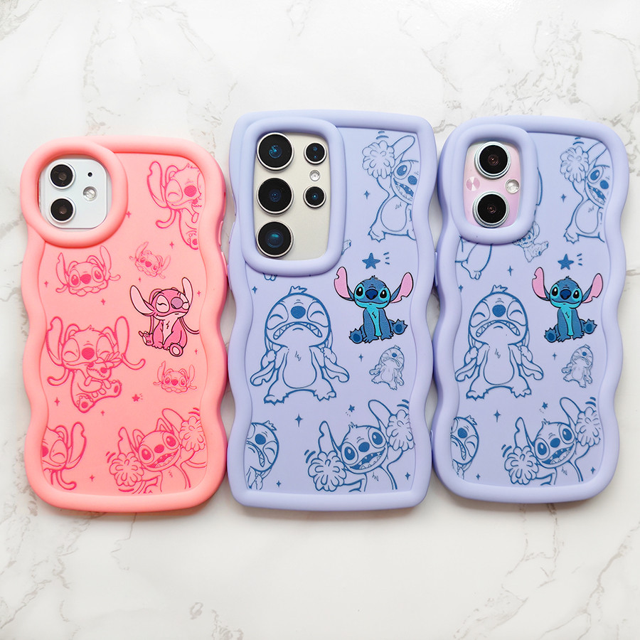 เคส Huawei Honor X9A X9B X8A X8B X7A X7B X6A X6 X8 NOVA Y70 Y90 7i 3i Y9 Prime 2019 Y9S Y6P 4G 5G ปลอกการ์ตูน Angel Stitch นุ่มน่ารักการ์ตูน Angel Stitch