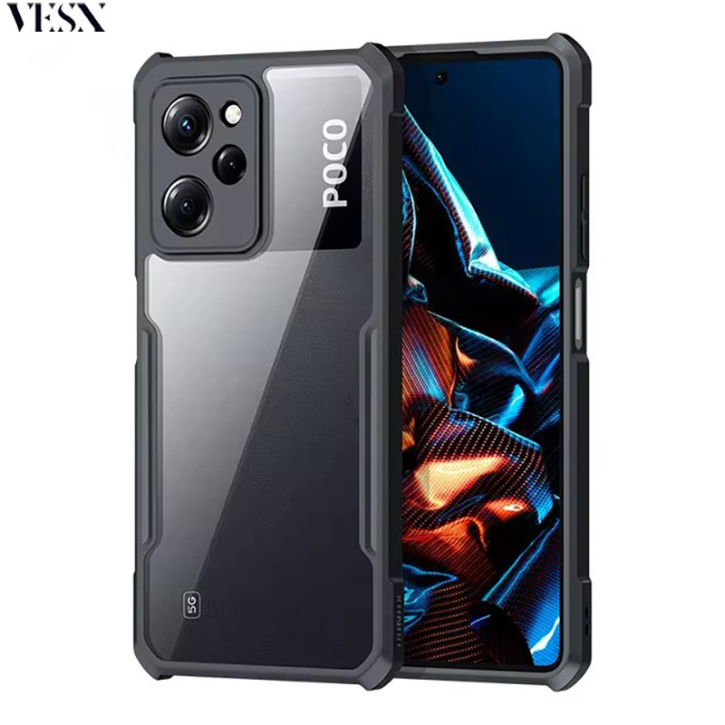 เลนส์กล้องหุ้มเกราะอะคริลิคใสป้องกันกรณีโทรศัพท์สำหรับ Xiaomi Mi POCO C65 X6 X5 X4 X3 F5 F4 F3 GT M6 M4 M3 Pro 4G 5G 2024