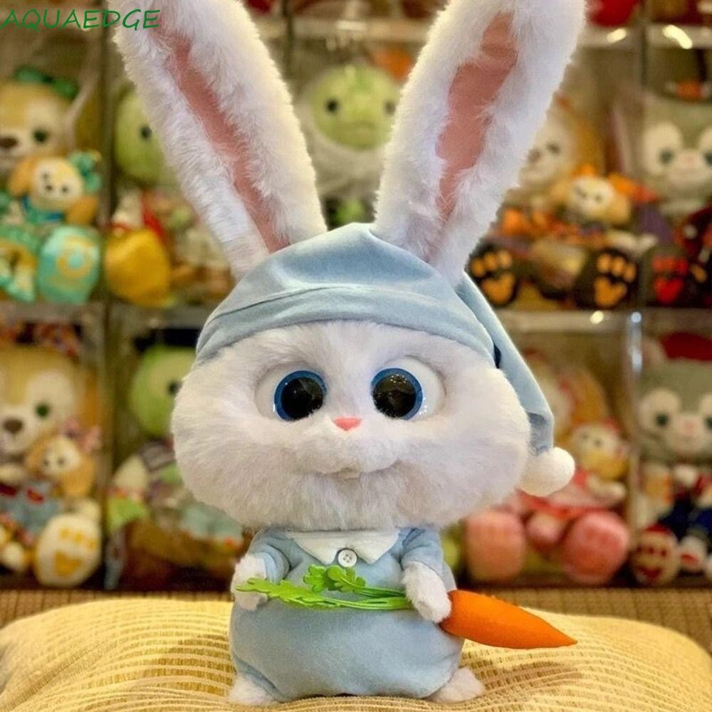 ของเล่นตุ๊กตาสโนว์บอล เปลือก เคลื่อนย้ายได้หูแครอทกระต่ายยัดไส้ของขวัญให้สาวการ์ตูนตุ๊กตาชีวิตลับสัตว์เลี้ยง30เซนติเมตรกระต่ายตกแต่งห้อง