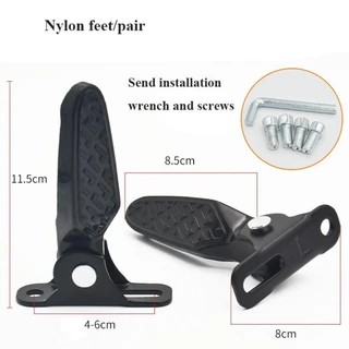 แผ่นเท้าพับได้อลูมิเนียม สำหรับรถยนต์และจักรยานไฟฟ้า