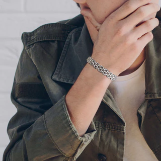 VNOX วีน็อกซ์ สายนาฬิกาสร้อยข้อมือโซ่รูปสําหรับผู้ชายเด็กผู้ชาย,สร้อยข้อมือโซ่สายคล้อง,สายรัดข้อมือสแตนเลสเครื่องประดับข