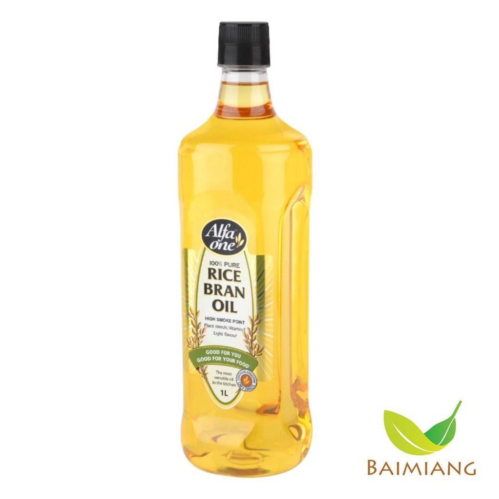 Alfa One น้ำมันรำข้าว 100% ขนาด 1000 ml. (04989) Exp. 3/7/2026