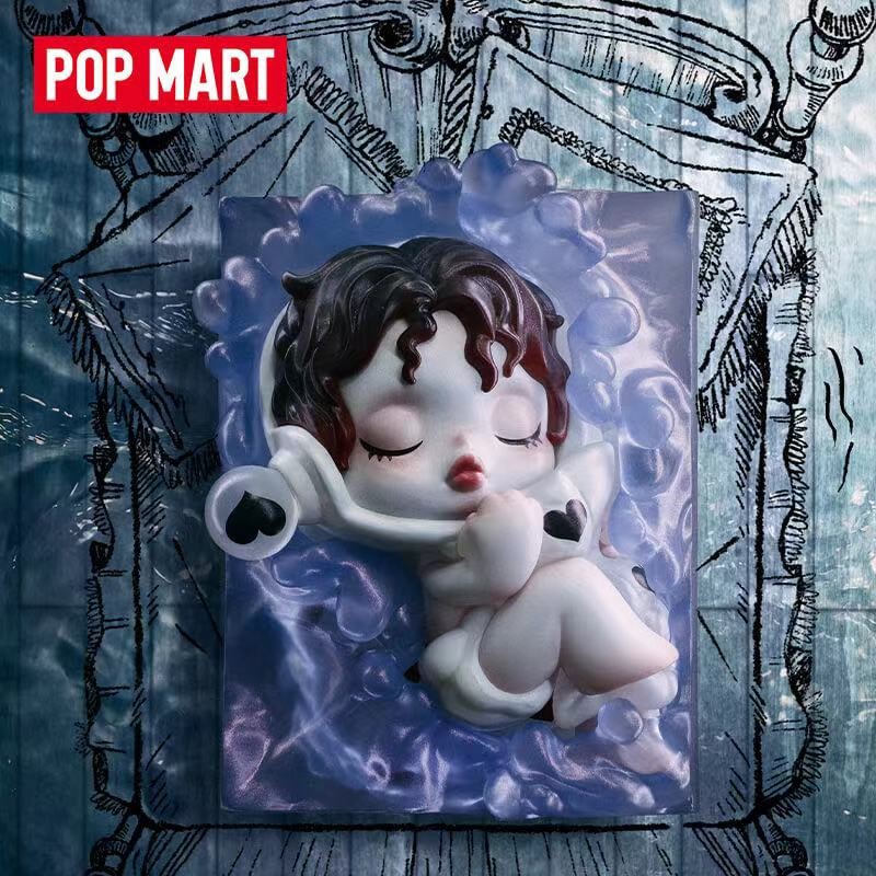 【secret】 Popmart POPMART SKULLPANDA Weekday Wonderland Series Mystery Box รูปอินเทรนด์น่ารักของเล่นเ