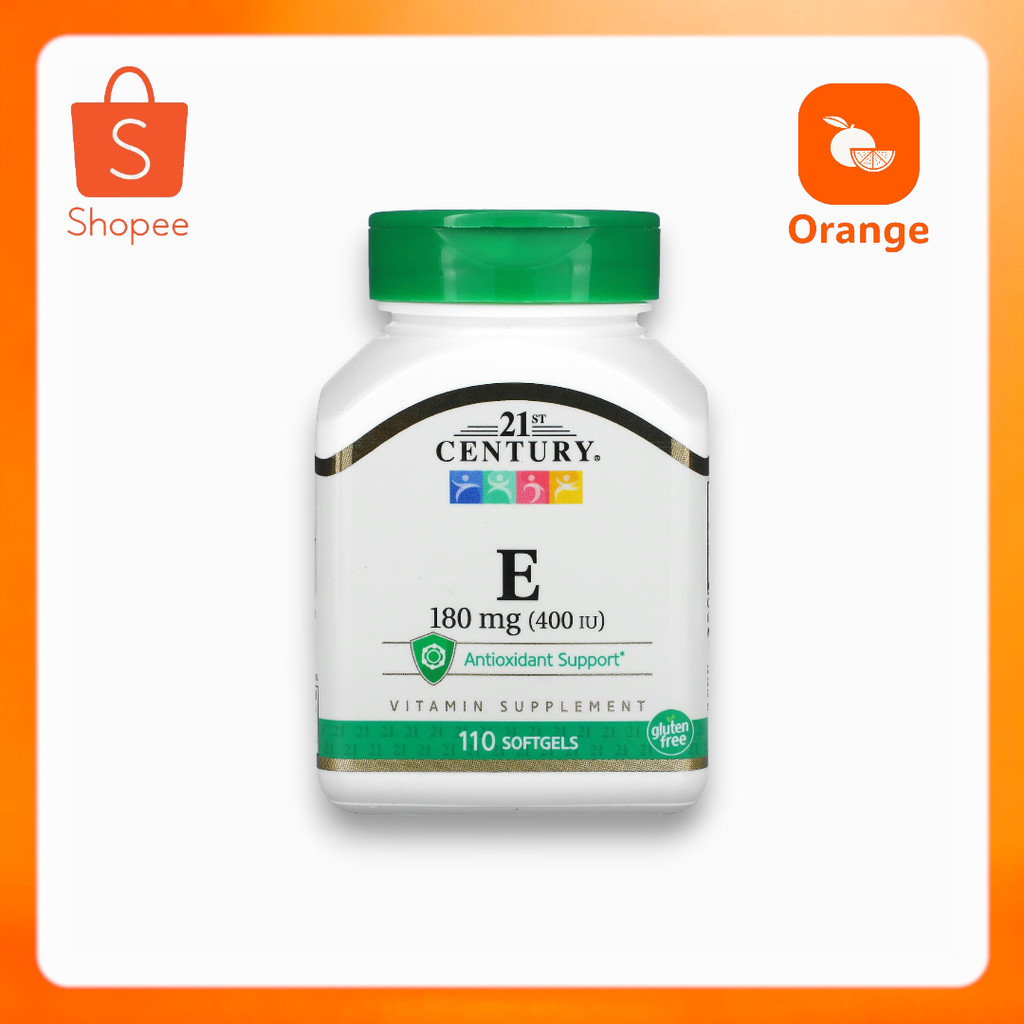21st Century, Vitamin E, 180 mg (400 IU), 110 Softgels
