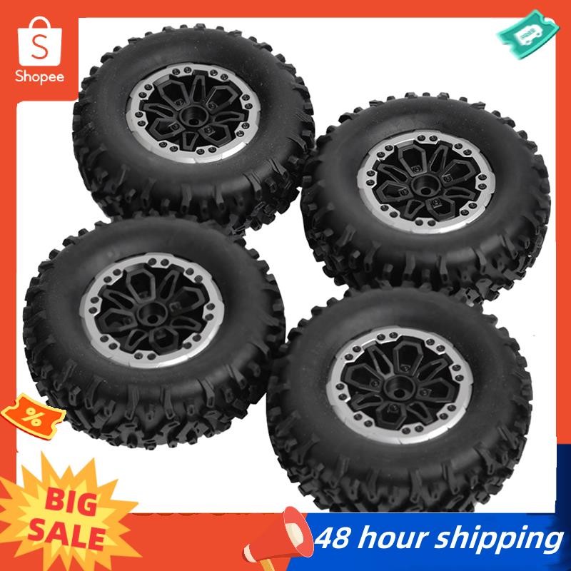 พร้อมสต็อก 4pcs ล้อยางสําหรับ MN D90 91 96 99S WPL B14 B24 C14 C24 C34 C44 LDRC LD1297 LD1299 RC รถอ