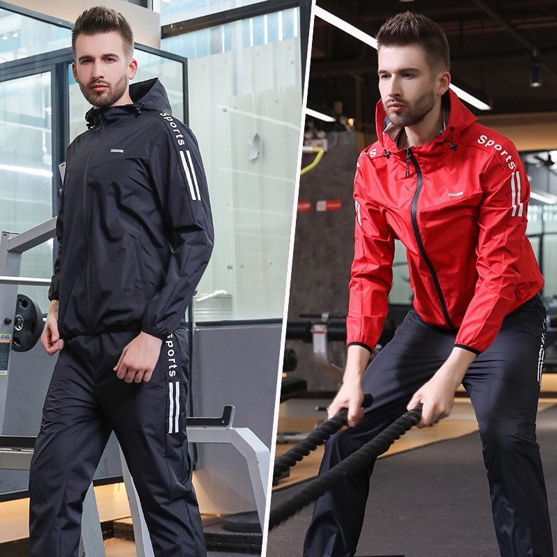 [VSHELL] ชุดซาวน่า M-8XL ชุดเหงื่อสําหรับงานหนักออกกําลังกายออกกําลังกายลดน้ําหนักชุด Anti-Rip Burning Fat Plus