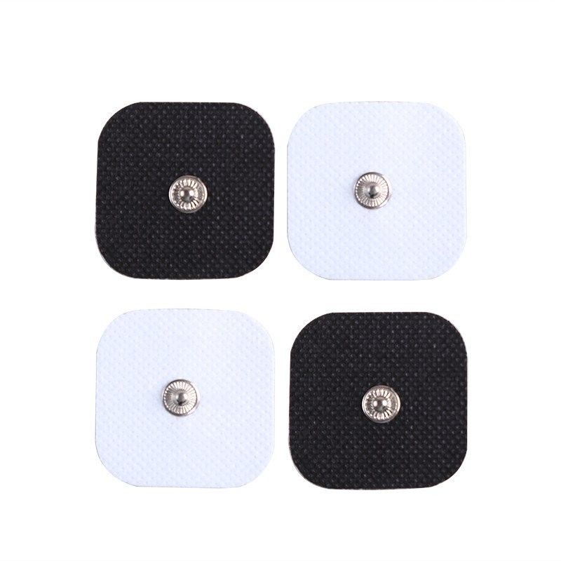 100ชิ้นแผ่นอิเล็กโทรดเจลสำหรับสิบฝังเข็มเครื่องกายภาพบำบัดลดน้ำหนักชีพจร EMS กล้ามเนื้อกระตุ้นนวดสติ