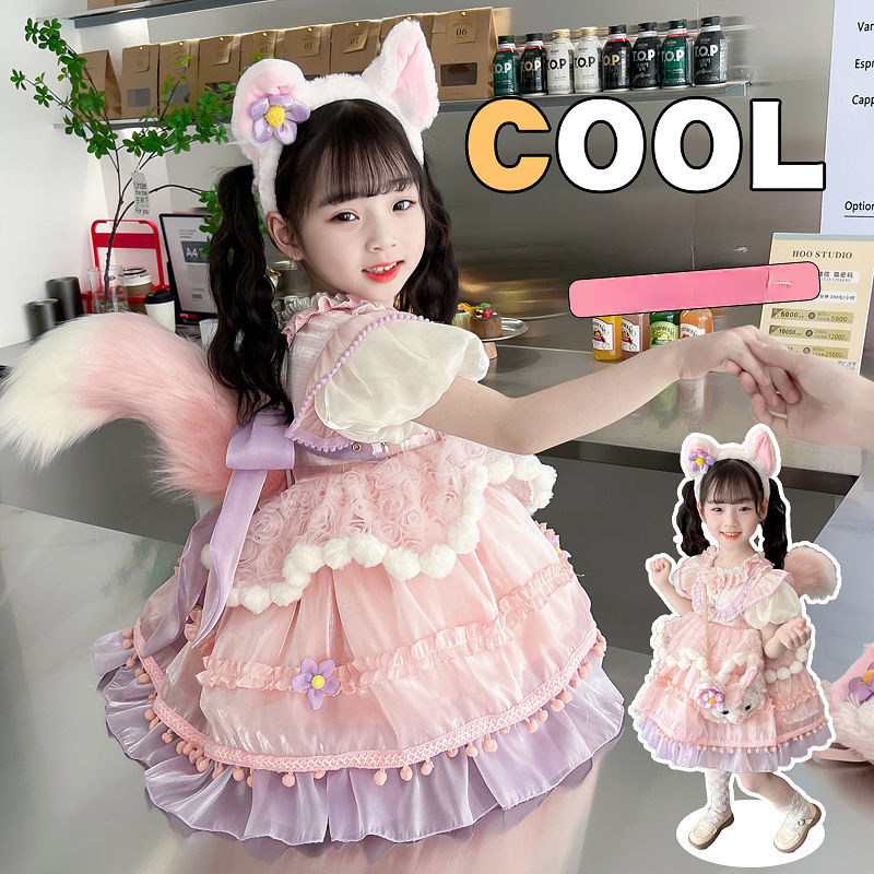 ชุดเดรสโลลิต้าสำหรับเด็กผู้หญิง LinaBell ฤดูร้อน ชุดเจ้าหญิง StellaLou ชุดแขนสั้นสำหรับเด็กผู้หญิงน่ารัก ชุดคอสเพลย์สำหรับเด็ก ราคา ถูกที่สุด ดีลบีเคเค แกลเลอรีภาพที่ 3