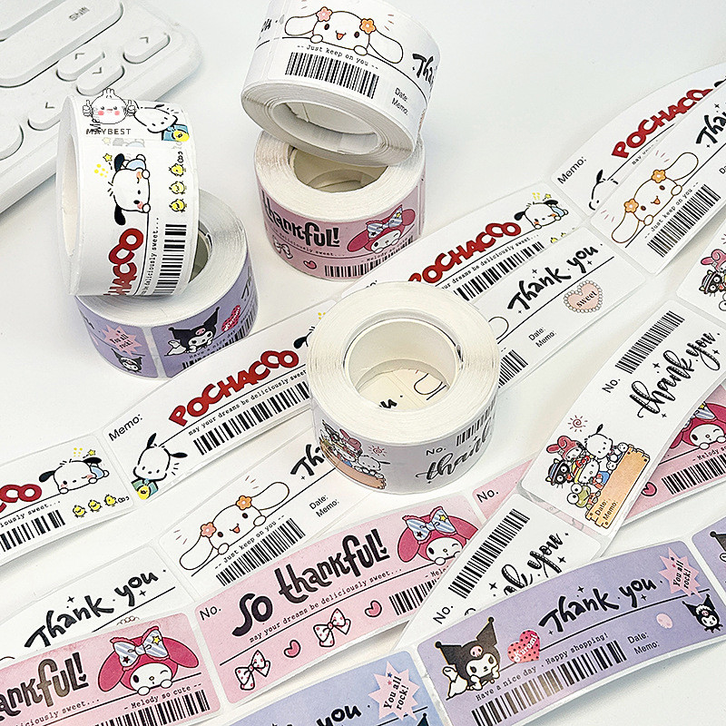 {maybest} 120sheets Kawaii น่ารักอะนิเมะตุ๊กตารูปแบบสติกเกอร์การ์ตูนป้ายปิดผนึกสติกเกอร์สร้างสรรค์แฟชั่นตกแต่ง Decals ของขวัญ {TH}