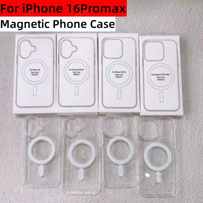 เคสใส สำหรับ ไอโฟน iPhone 16e 16 pro max 16 pro 16 plus 16 เคสใส magnetic