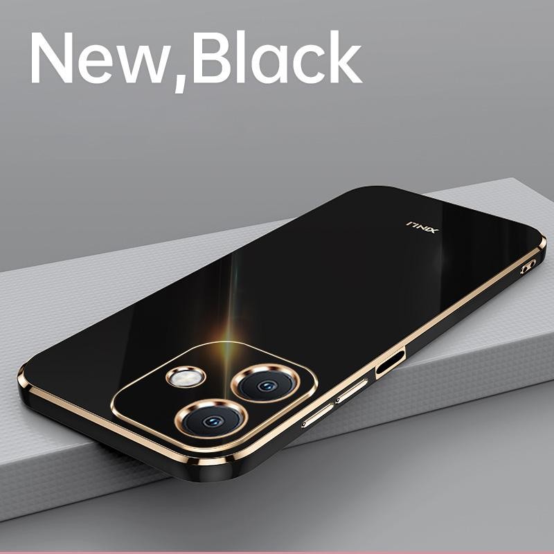 สําหรับ OPPO A3X OPPOA3X 3X CPH2641 กรณีซิลิโคนนุ่ม TPU ปกหลัง 6D Electroplating ป้องกันเคสโทรศัพท์