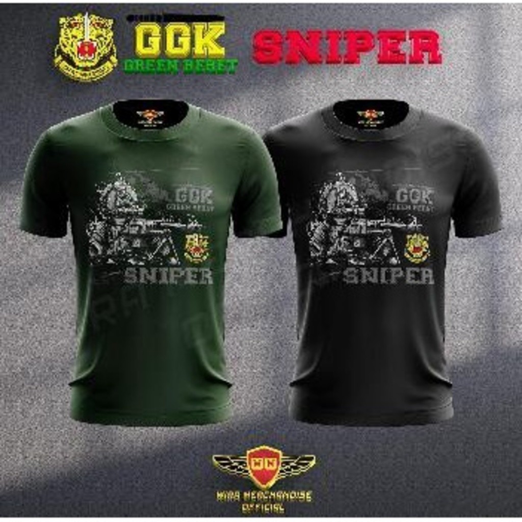 2024 แฟชั่น Tshirt GGK KOMANDO ระเหิด / GGK KOMANDO ไมโครไฟเบอร์ Jersi / GGK KOMANDO เสื้อ