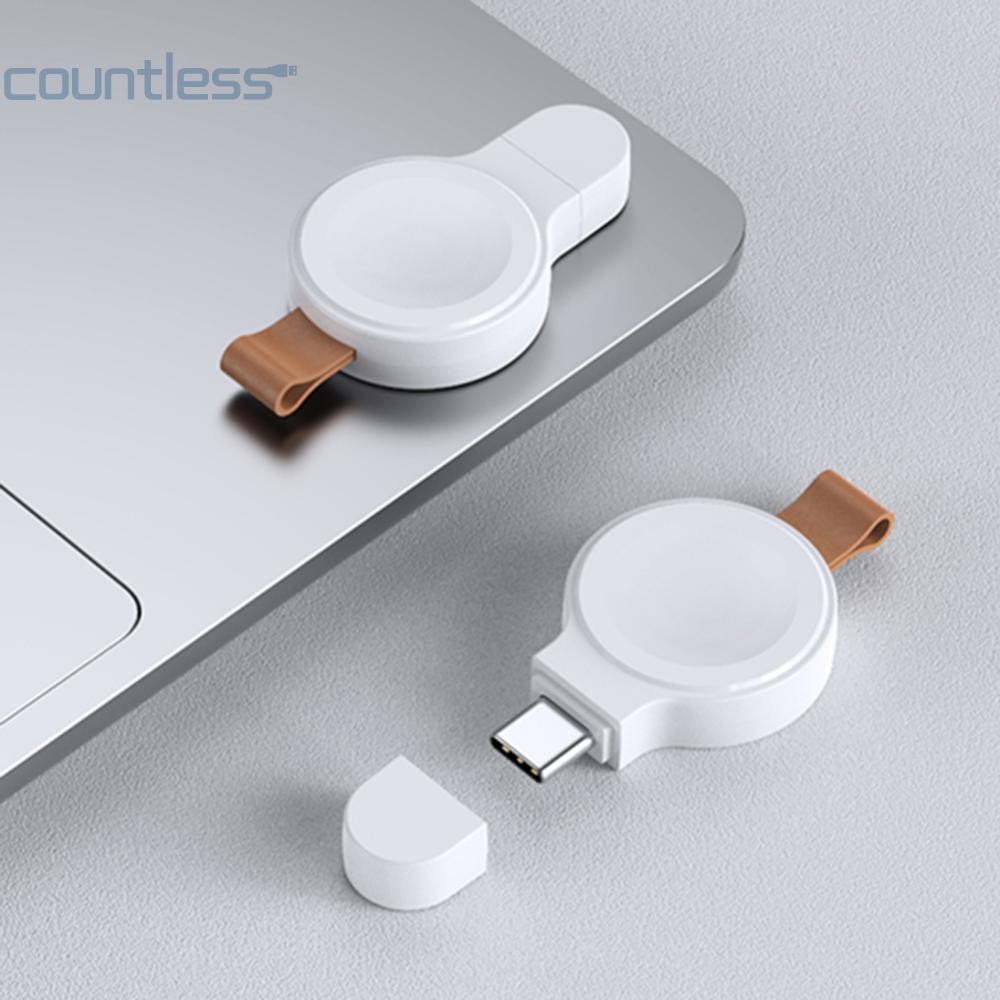 Magnetic Wireless Charger Mini Portable Charger แท่นชาร์จ Travel Charger สําหรับ Apple Watch 8 7 6 5 4 SE 3 2 1 [counterless.th]
