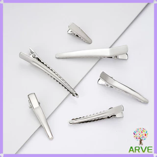 ARVE กิ๊บปากเป็ด วัสดุโลหะ อุปกรณ์เสริม DIY อุปกรณ์ร้านทำผม Hair Clips