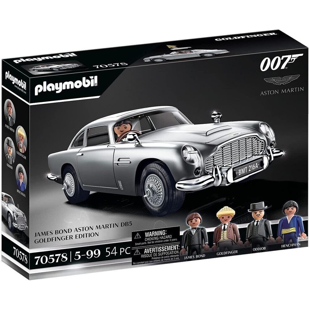 Playmobil James Bond Aston Martin DB5 Goldfinger 1964 ของเล่นโมเดล (70578)