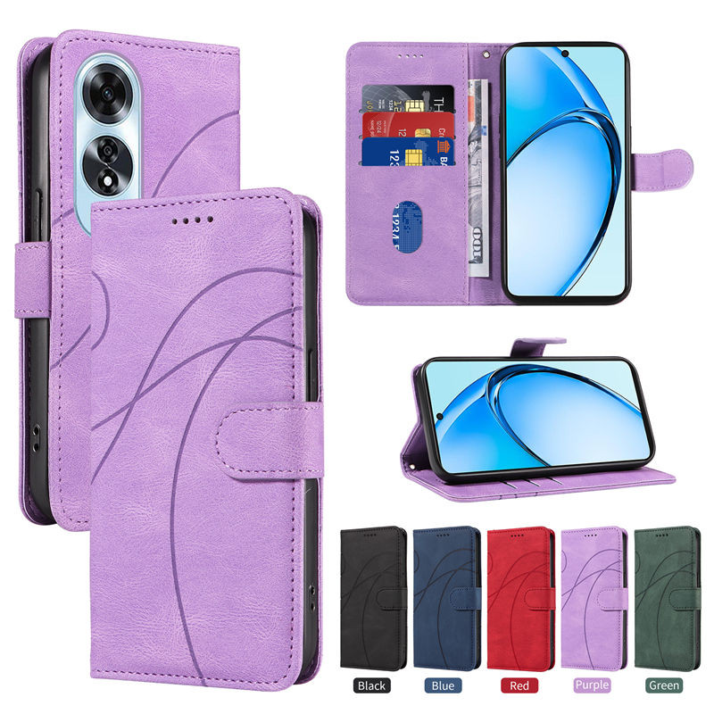 Dream Line Flip Case สําหรับ OPPO A60 4G กรณี CPH2631 เคสโทรศัพท์สําหรับ OPPP A79 A18 A38 A58 A78 A9