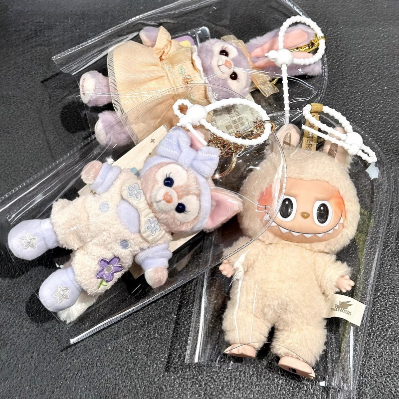 (พร้อมส่งจากไทย) กระเป๋าใส่ตุ๊กตา Labubu ถุงใส่ลาบูบูั (ไม่รวมตุ๊กตา) ขอบซิลอย่างหนา ลาบูบู้ กันฝุ่น กันเลอะ