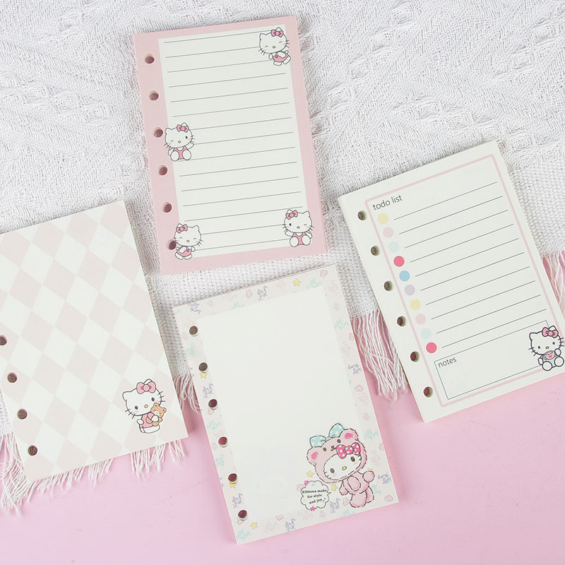 A7 Inner Page m5 Refill a6 Loose-leaf a5 Inner Core a8 Handbook Inner Page kitty Sanrio Inner Page S
