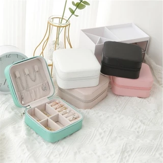 กล่องเครื่องประดับ กล่องหนังPUใส่เครื่องประดับ ขนาดเล็ก พกพาง่าย G2785