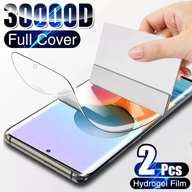 ไม่มีอะไร Phone2a Phone2 Phone1 2 ชิ้น 3000D Full Cover HD โปร่งใสฟิล์มไฮโดรเจลนุ่มสําหรับ Nothing C