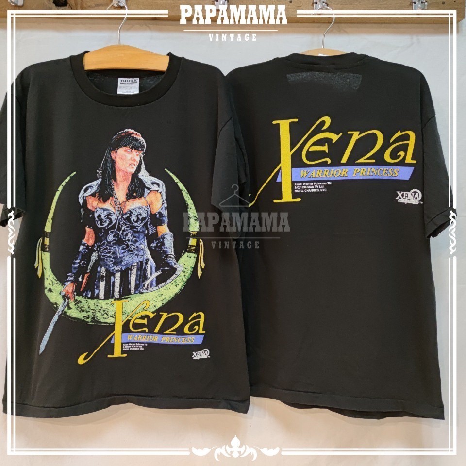 🌷  The Xena: เสื้อยืด Warrior Princess Original Serie Bootleg (แขนสั้น) เสื้อยืดผู้ชาย Unisex