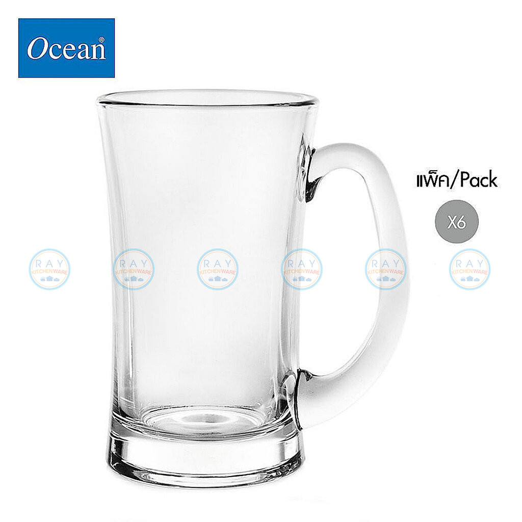 Ocean แก้วเบียร์ 330 ml(6ใบ) Lugano Beer Mug P00740 รูปที่ 2