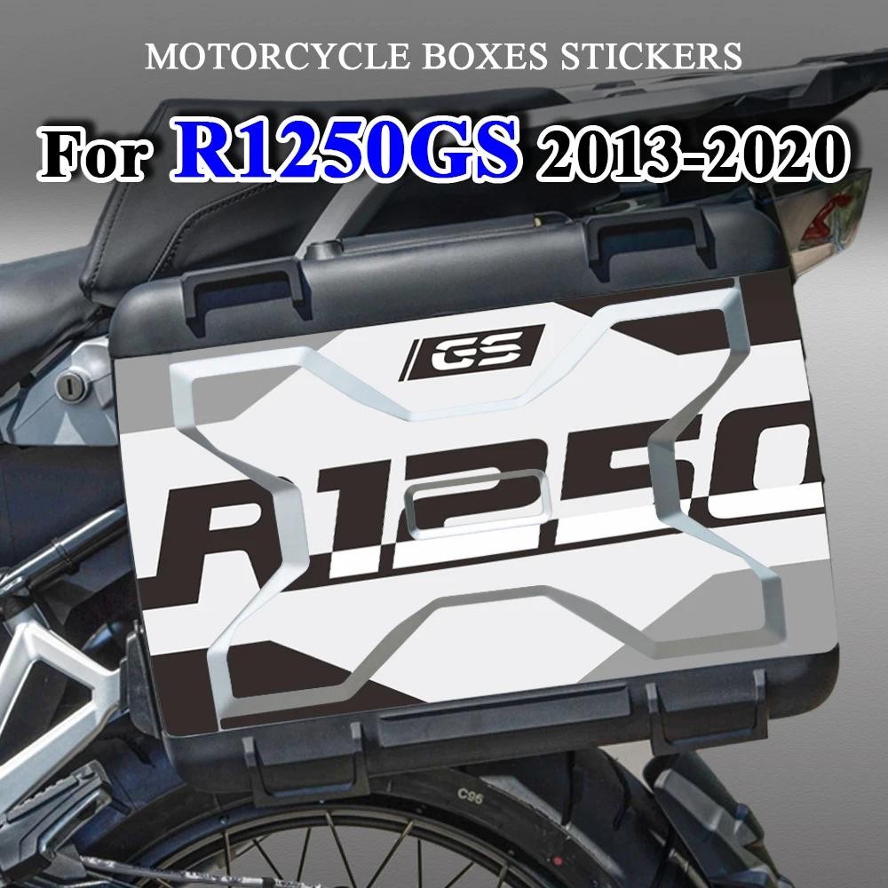 กล่องรถจักรยานยนต์สติกเกอร์อุปกรณ์เสริมสําหรับ R1250GS 2013-2020 ด้านข้างกล่อง Decals สําหรับ BMW Va