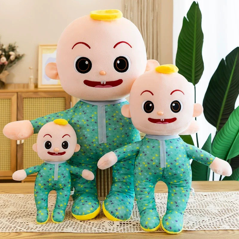 Cocomelon ของเล่นตุ๊กตานุ่มยัดไส้ของเล่นโยนหมอนนอนตุ๊กตา cocomelon ของเล่นของขวัญสำหรับเด็กเด็ก coco