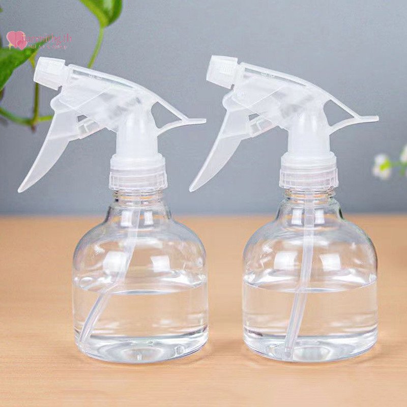Renbg 250ML Hairdressing ขวด Salon ตัดผมเครื่องมือน้ํา er โปร่งใส Make-up สไตล์ขวดพลาสติกแบบพกพา TH