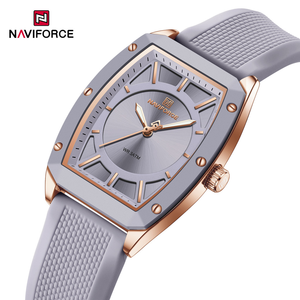 Naviforce NF5049 ผู้หญิงแบรนด์ชั้นนํานาฬิกาดิจิตอลหรูหรา 3Bar กันน้ําสุภาพสตรีนาฬิกาแฟชั่นกีฬา Casual Lady นาฬิกา