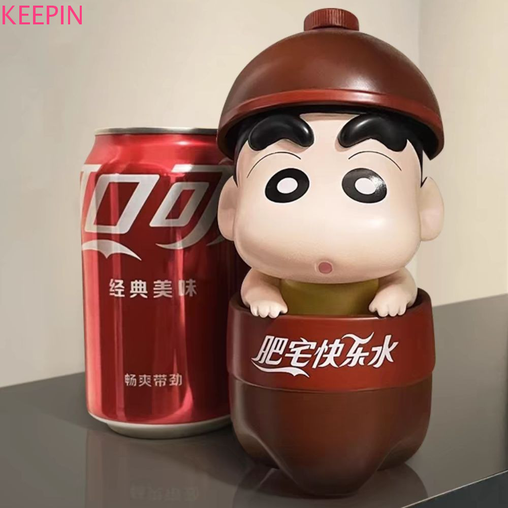 Keepin Crayon Shin-chan Action Figure,มังงะFigurine PVC Nohara Shinnosukeรูป,DIYอุปกรณ์เดสก์ท็อปคอสเพลย์รุ่นQการ์ตูนShin-chan Colaของเล่นเด็กหญิงชาย