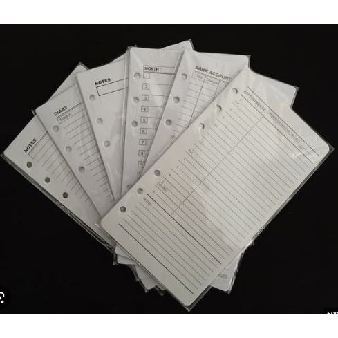 Gramedia Surabaya - Rados - Refill Time Planner Note Line Size A6.9
