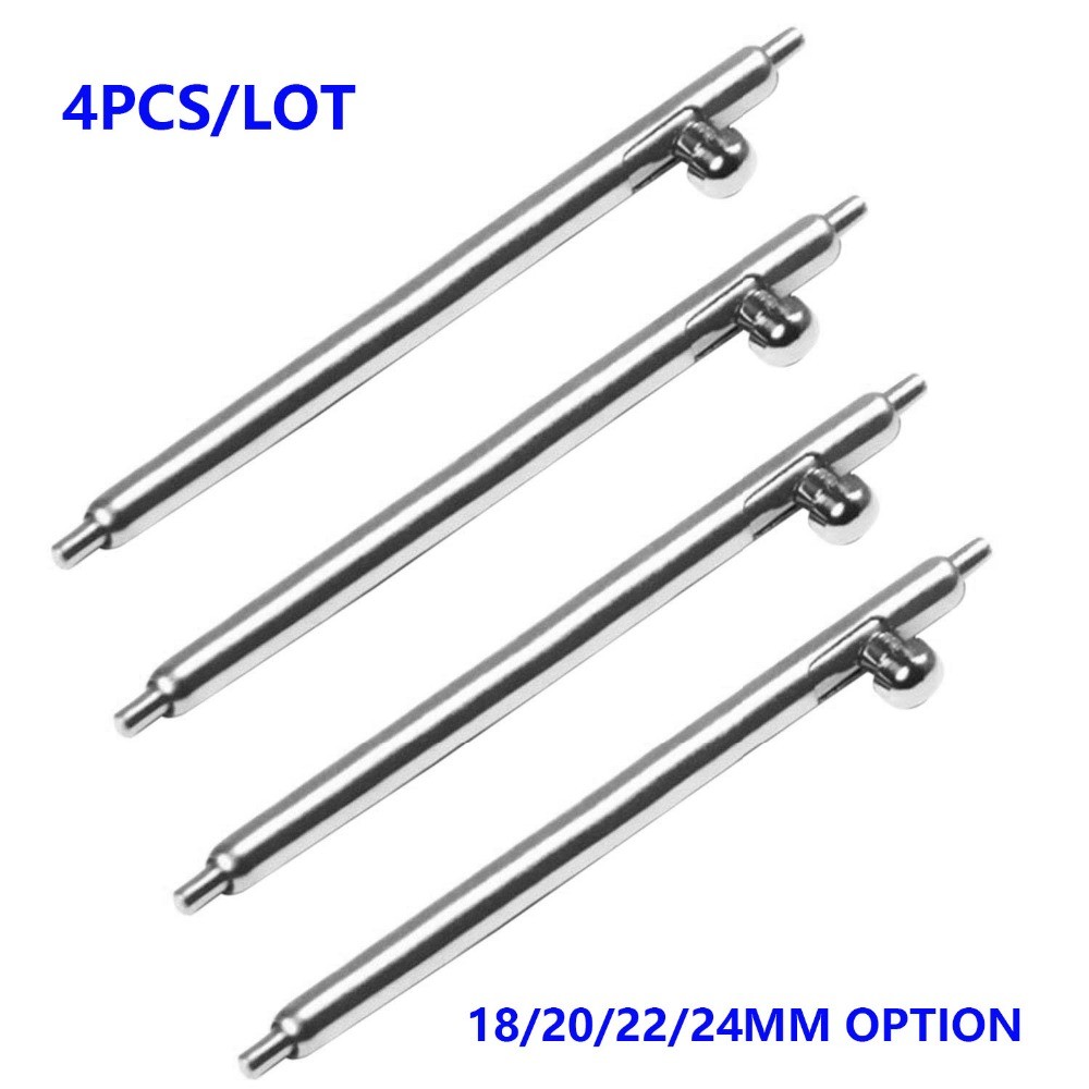 Quick Release ฤดูใบไม้ผลิบาร์ Pins สําหรับ Samsung galaxy 46 มม.42 มม.เกียร์ S3 Pins สายนาฬิกาเปลี่ยนวง 18 มม.20 มม.22 มม.24 มม.16 มม.
